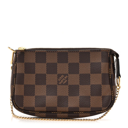 Louis Vuitton Damier Ebene Mini Pochette Accessories 1 of 12