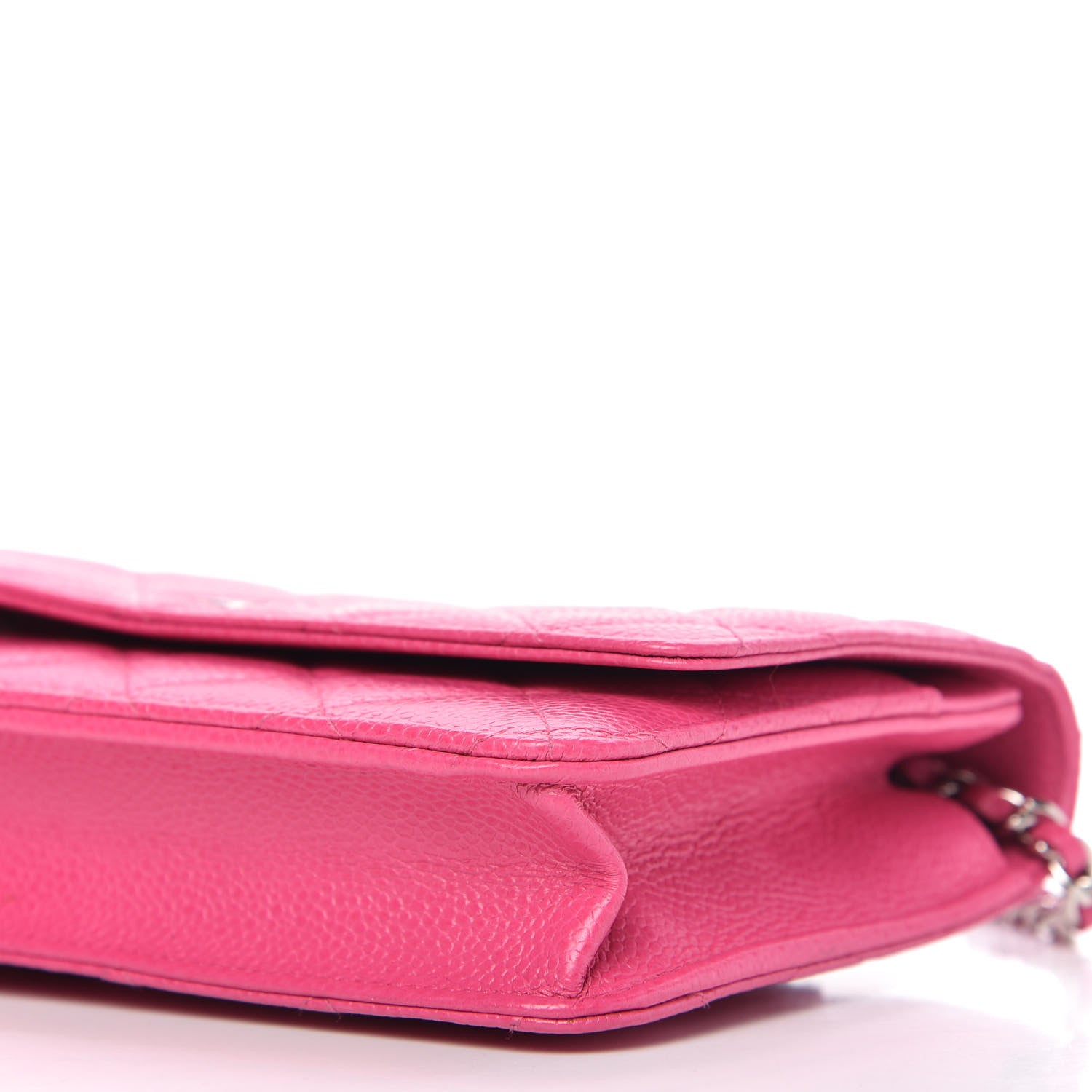 Chanel Caviar Quilted Wallet on Chain WOC Pink 7 of 11