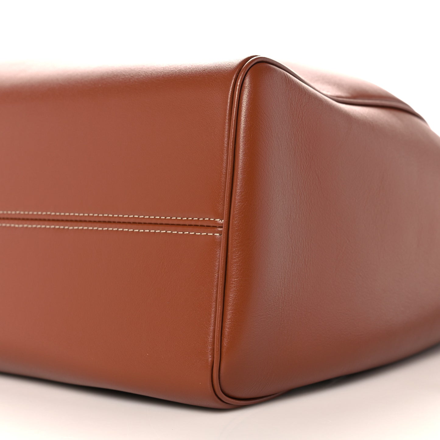 Smooth Calfskin Cuir Triomphe Cabas Drawstring Tan