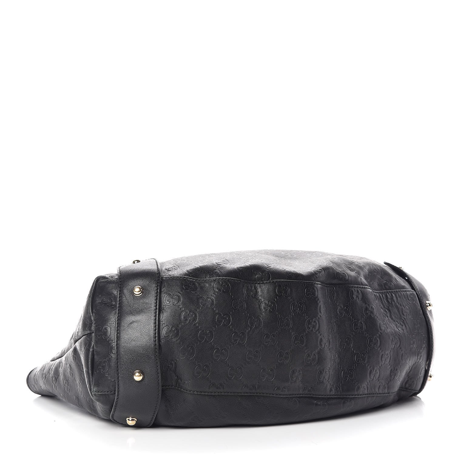 Gucci Guccissima Medium Pelham Shoulder Bag Black 4 of 12