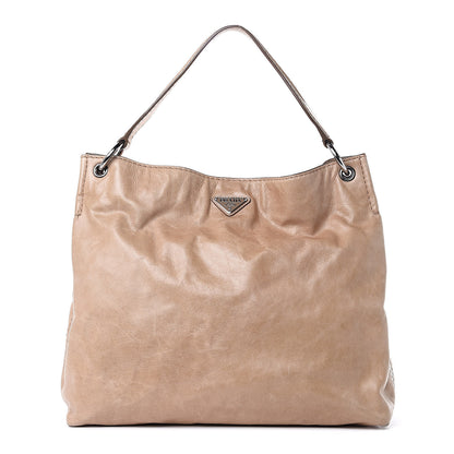 Prada Vitello Shine Hobo Cammeo 1 of 15