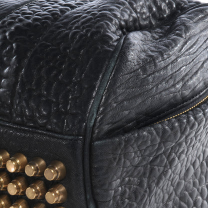 Alexander Wang Leather Rocco Duffel Black With Antique Brass Hardware 6 of 8