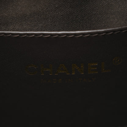 Chanel Suede Quilted Medium Chanel 25 Handbag Dark Brown 8 of 13