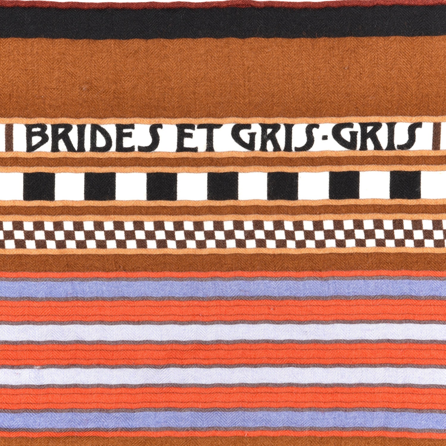 Hermes Cashmere Silk Brides Et Gris Shawl 140 5 of 8