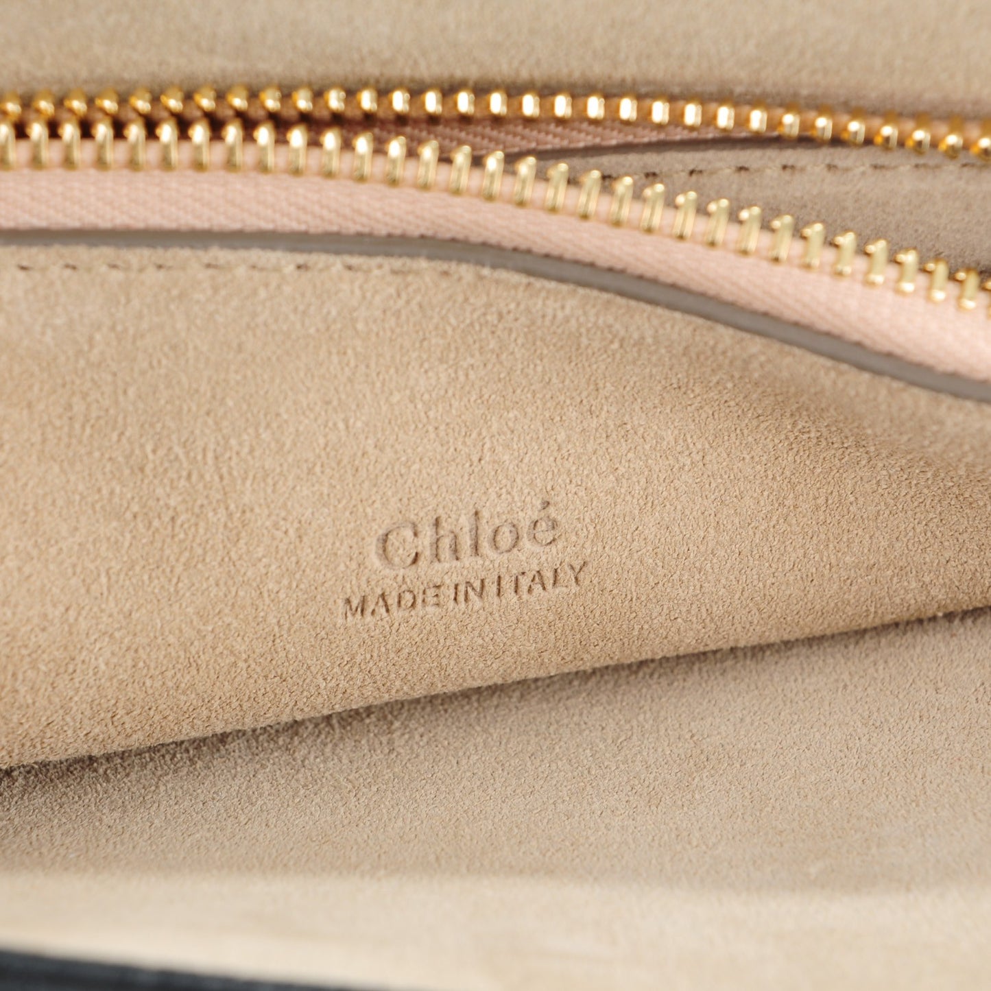 Suede Patchwork Medium Faye Shoulder Bag Desert Beige