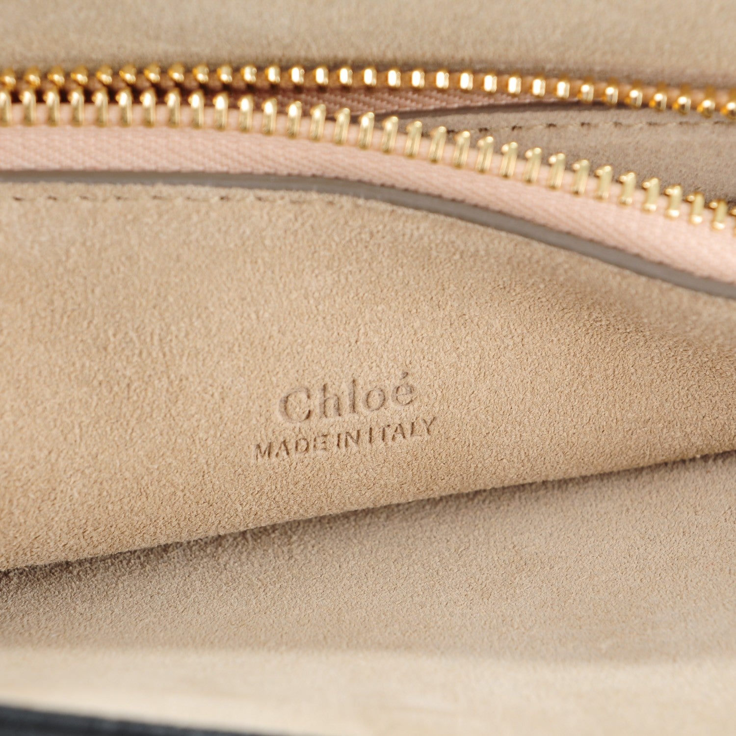 Chloe Suede Patchwork Medium Faye Shoulder Bag Desert Beige 6 of 8