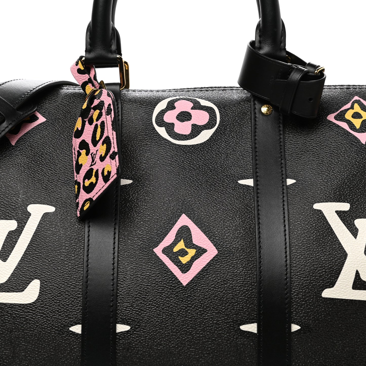 Monogram Giant Wild At Heart Keepall Bandouliere 45 Black