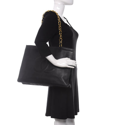 Chanel Lambskin CC Tote Black 2 of 10