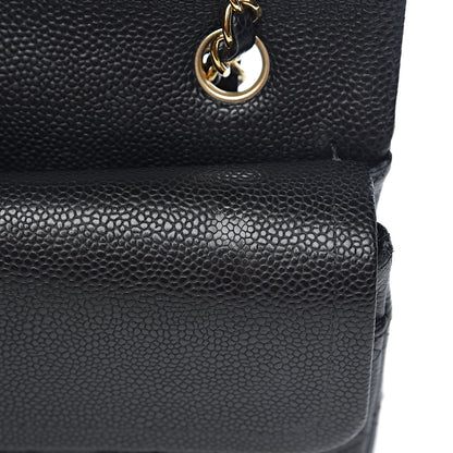 Chanel Caviar Quilted Medium Double Flap Black 11 of 17