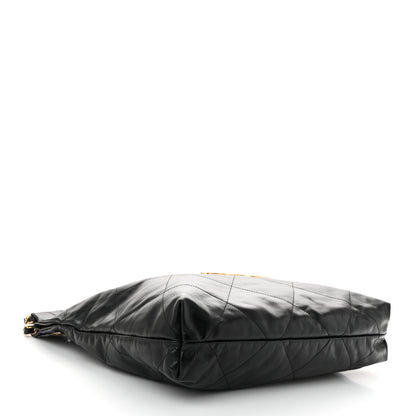 Chanel Shiny Calfskin Quilted Chanel 22 Black 5 of 11