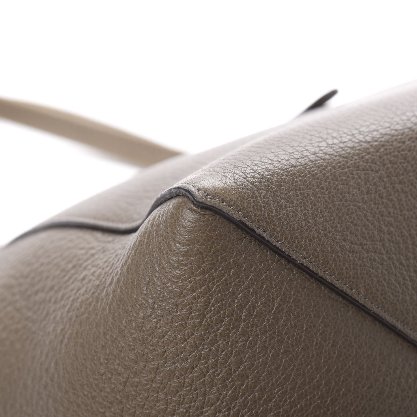 Soft Grained Calfskin Medium Belt Cabas Phantom Souris