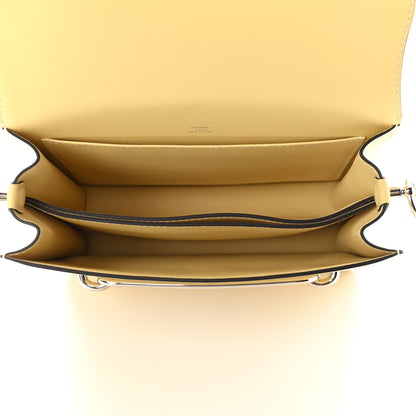 Hermes Toile Swift Sac Roulis 23 Jaune Poussin 5 of 9