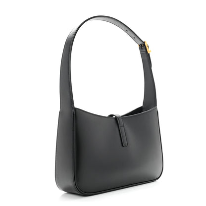 Saint Laurent Smooth Calfskin Le 5 A 7 Hobo Black 2 of 7