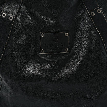 Gucci Leather Large Tote Unisex Black 8 of 11