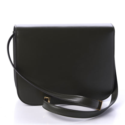 Celine Box Calfskin Medium Classic Box Flap Bag Dark Green 3 of 10
