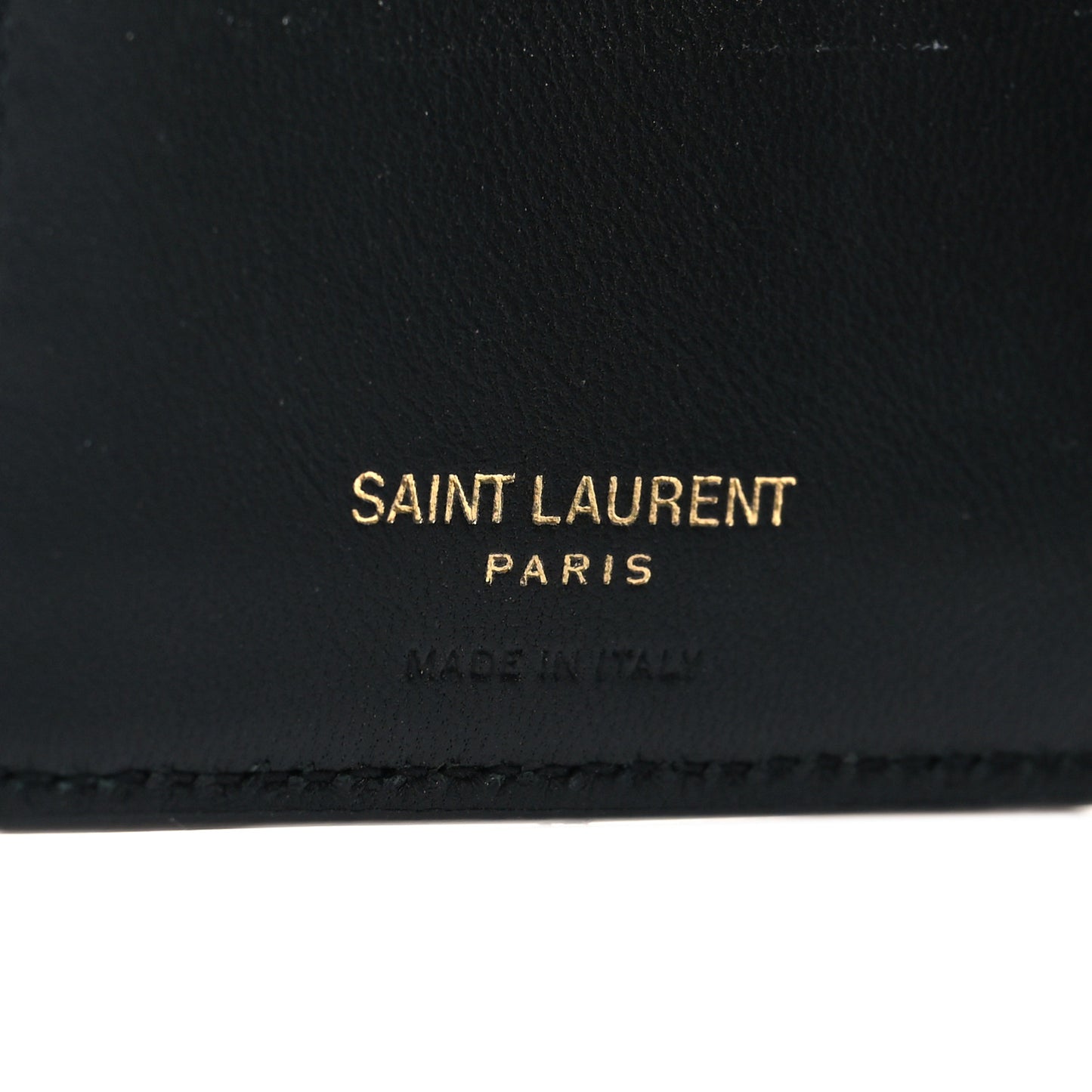 Crocodile Embossed Tiny Cassandre Passport Holder Black