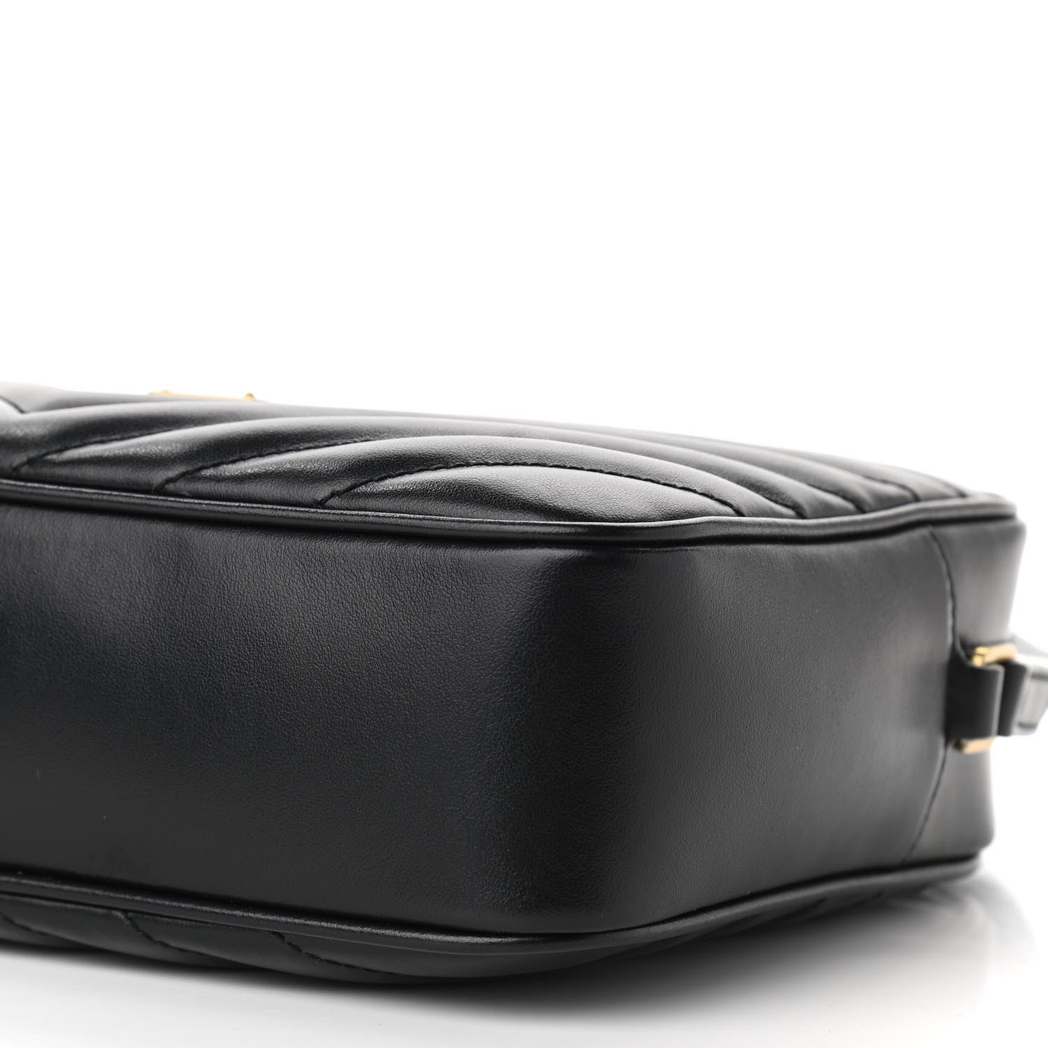 Saint Laurent Calfskin Matelasse Monogram Lou Camera Bag Black 10 of 11