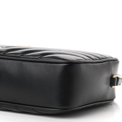 Saint Laurent Calfskin Matelasse Monogram Lou Camera Bag Black 10 of 11
