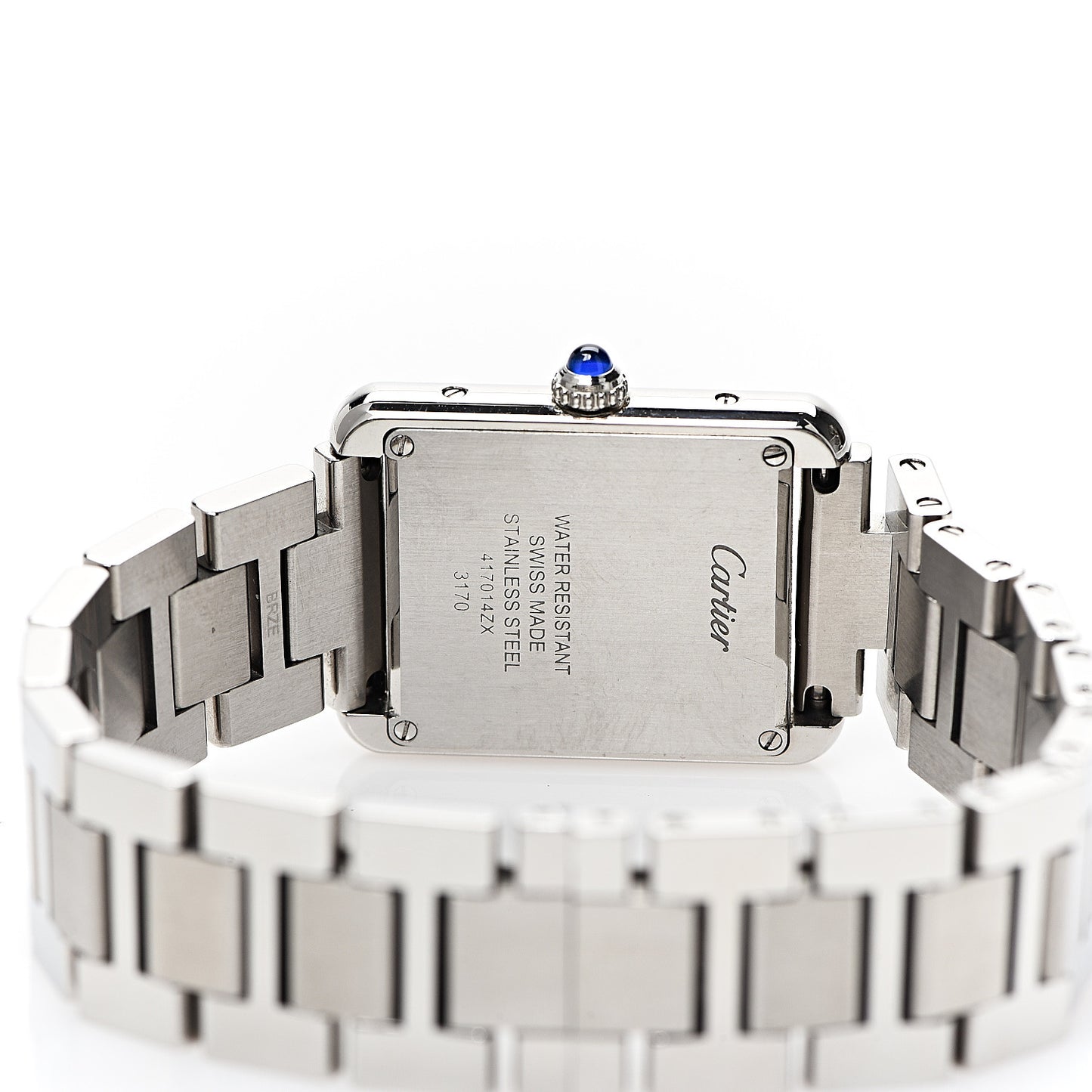 Stainless Steel 24mm Tank Solo Quartz Watch