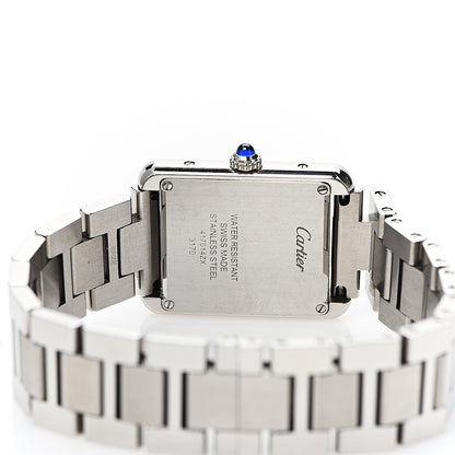 Cartier Stainless Steel 24mm Tank Solo Quartz Watch 4 of 5