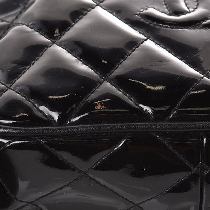Chanel Patent Tassel Quilted Shoulder Bag Black 14 of 14