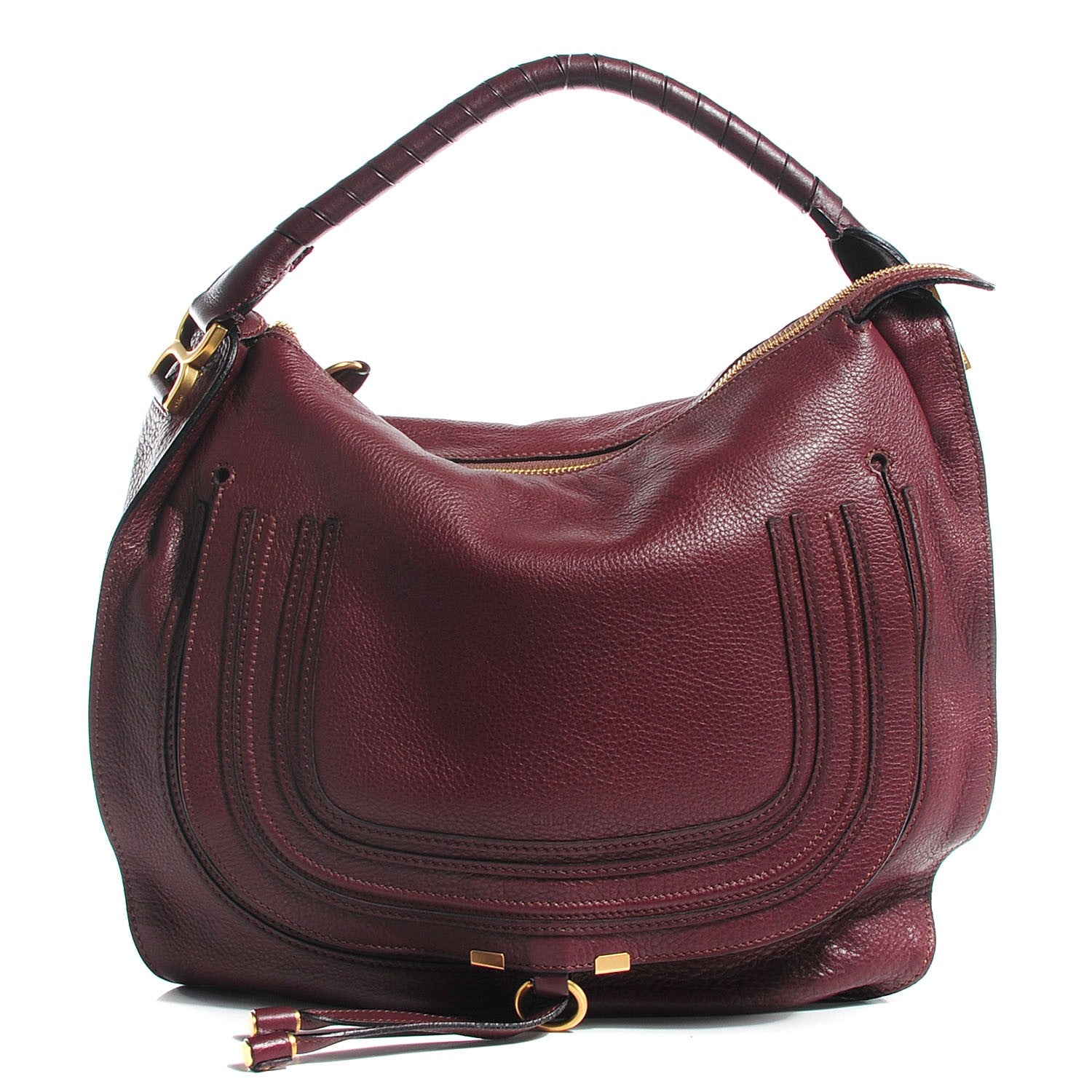 Chloe Calfskin Large Marcie Hobo Cocoa 1 of 10