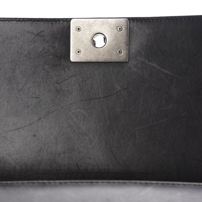 Chanel Lambskin Quilted Medium Boy Flap Black 8 of 12