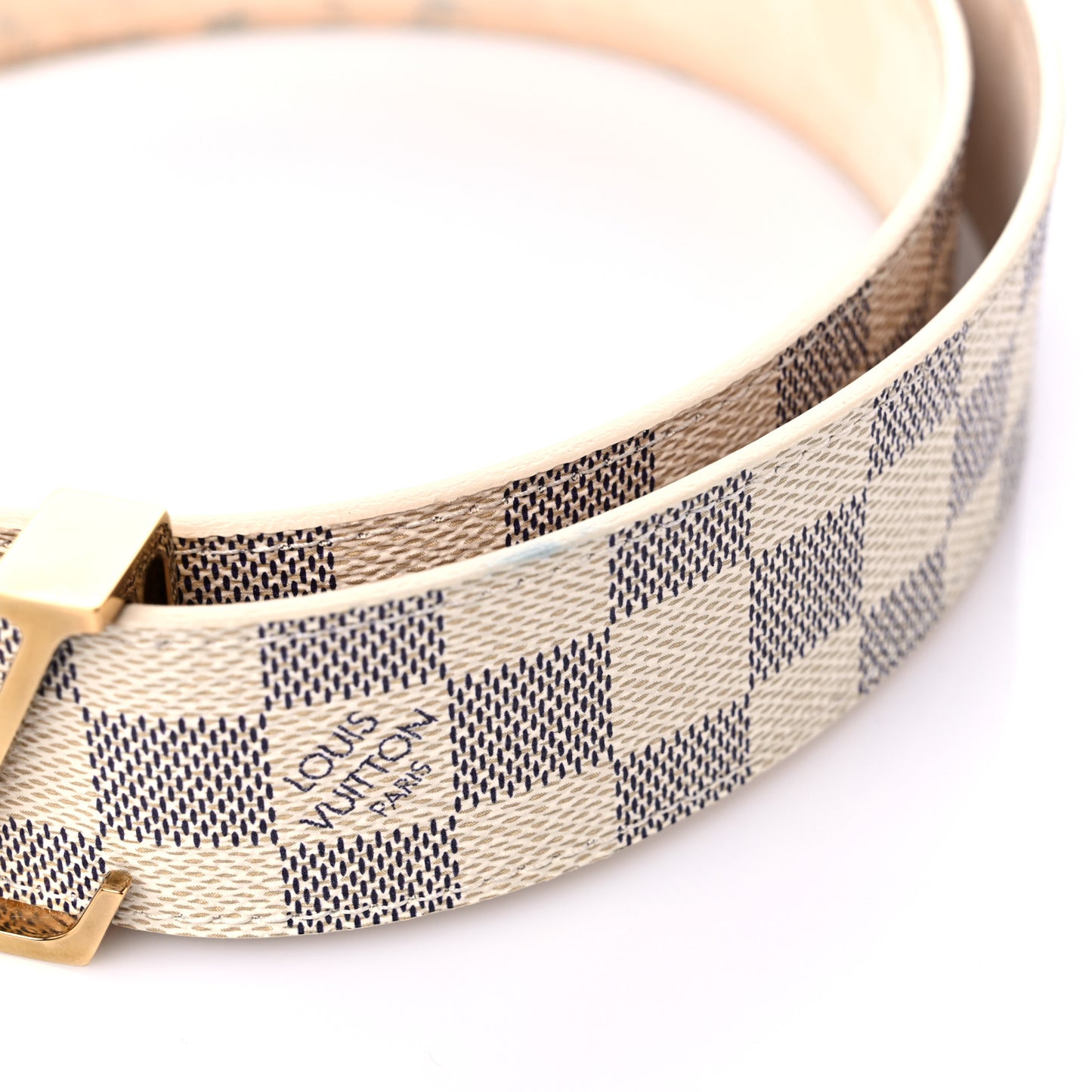 Damier Azur 40mm LV Initiales Belt 95 38