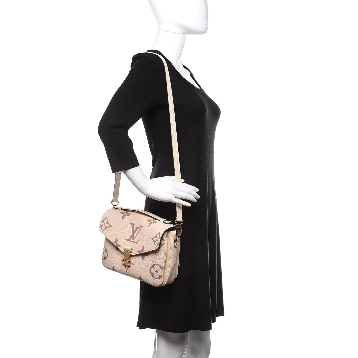 Empreinte Monogram Giant Pochette Metis Creme Bois De Rose