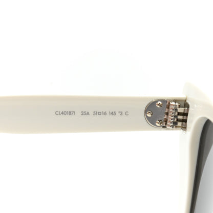 Celine Acetate Cat Eye Sunglasses CL40187I White 6 of 7
