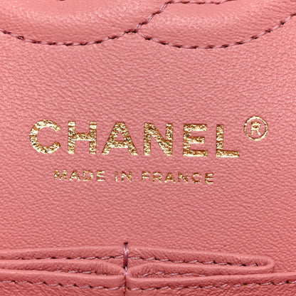 Chanel Caviar Chevron Quilted Small Double Flap Pink 6 of 11