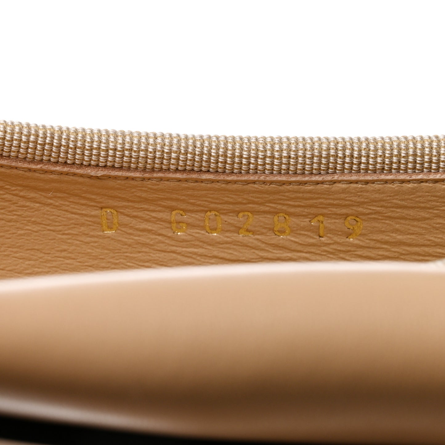 Lambskin Cap Toe CC Ballerina Flats 38.5 Beige Black