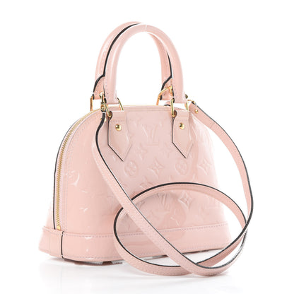 Louis Vuitton Vernis Alma BB Rose Ballerine 4 of 14
