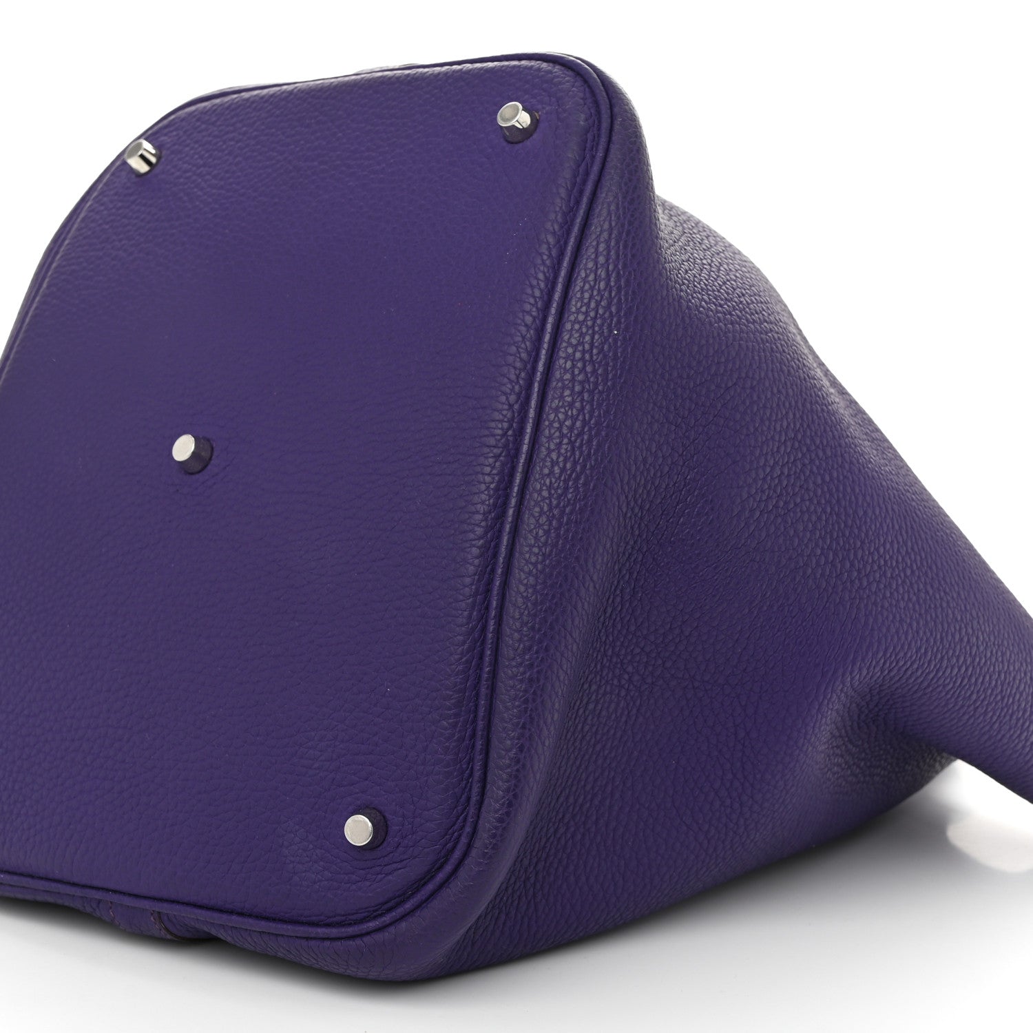 Hermes Taurillon Clemence Picotin Lock 26 GM Iris 10 of 12