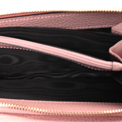 Gucci Dollar Calfskin Interlocking G Continental Wallet Soft Pink 6 of 9