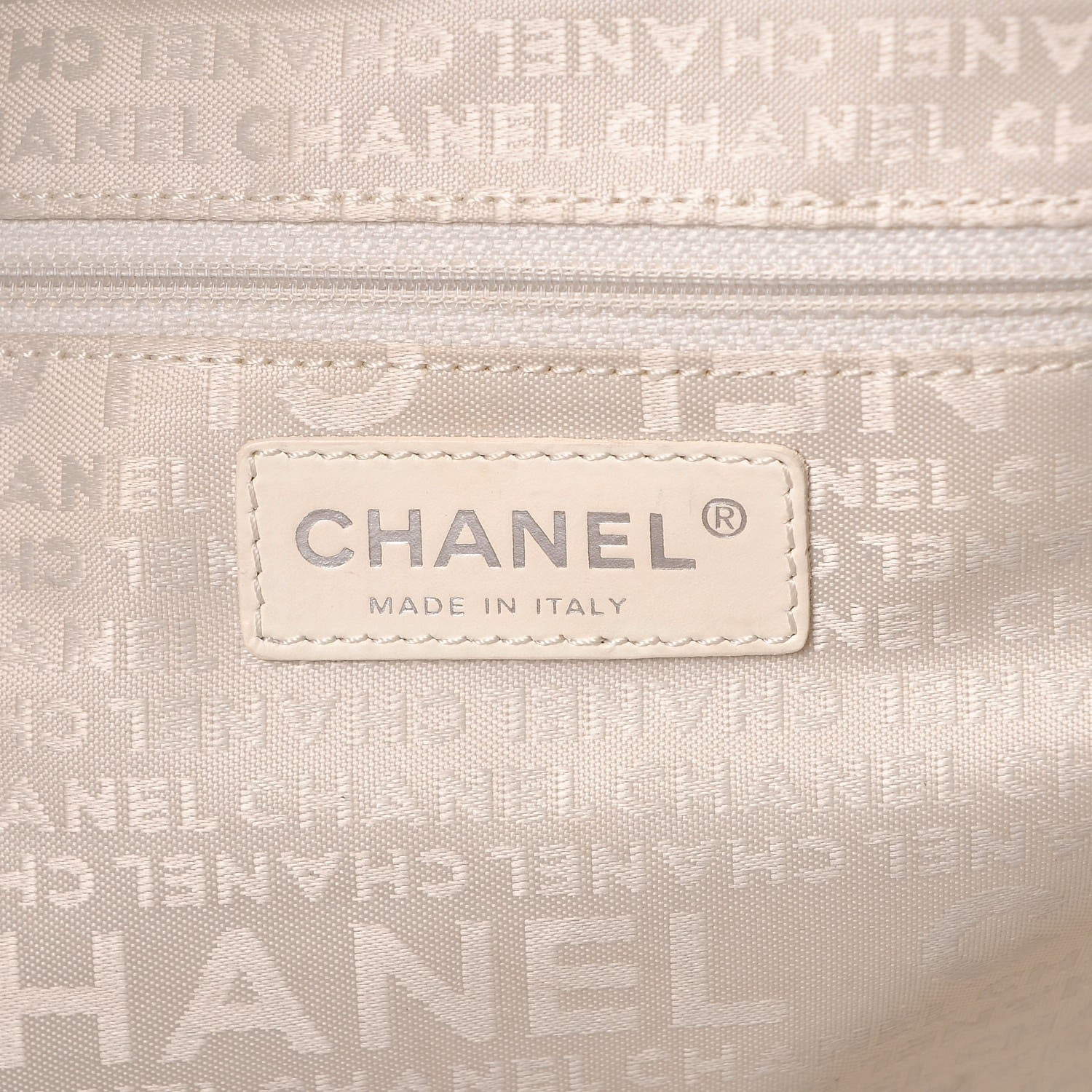 Chanel Caviar Perforated Bowler White 7 of 12