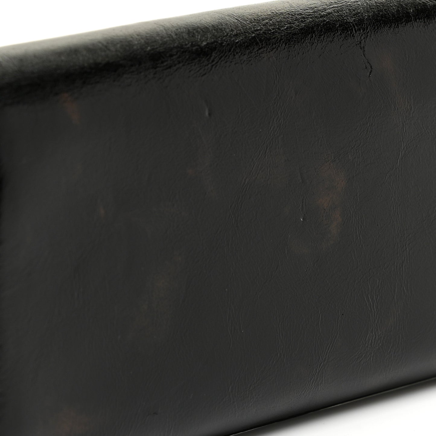 Calfskin Fetiche Long Clutch Black