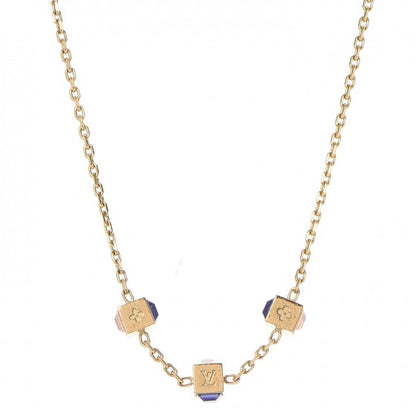 Louis Vuitton Swarovski Gamble Short Necklace Azur 1 of 8