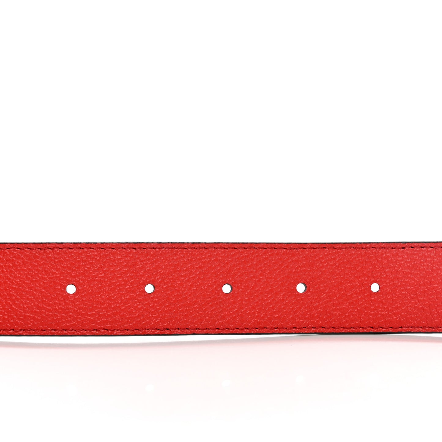 Monogram Calfskin 30mm LV Initiales Reversible Belt 85 34 Red