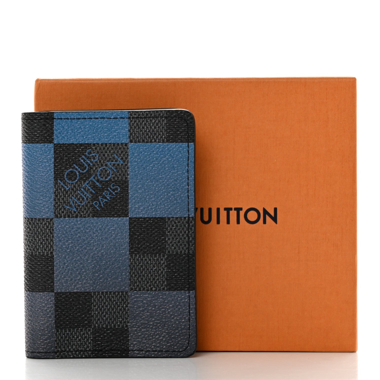 Louis Vuitton Damier Graphite Giant Pocket Organizer Blue 9 of 9