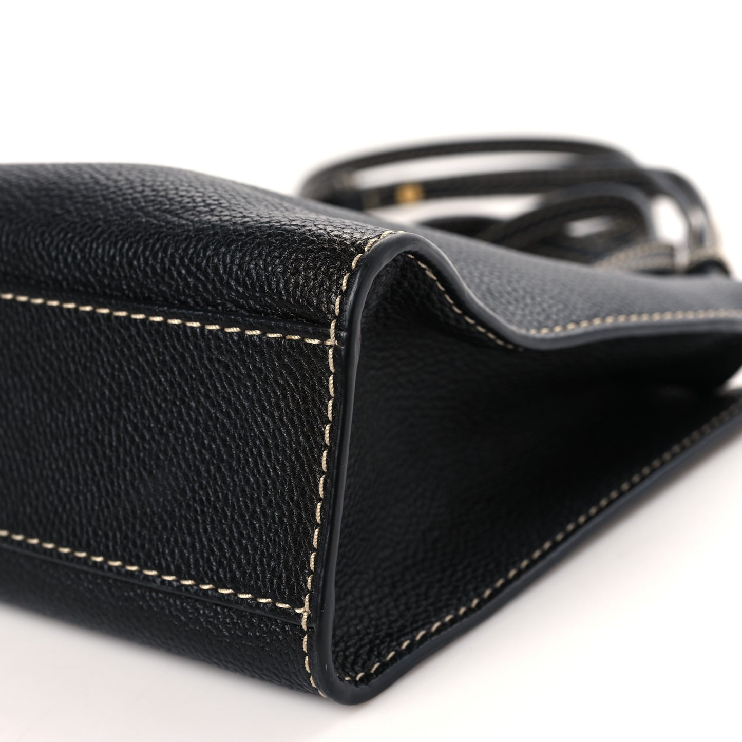 Calfskin Mini Grind Tote Bag Black