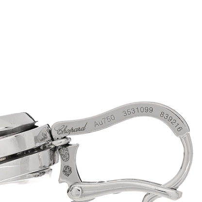 Chopard 18K White Gold Happy Emotions Drop Earrings 4 of 5