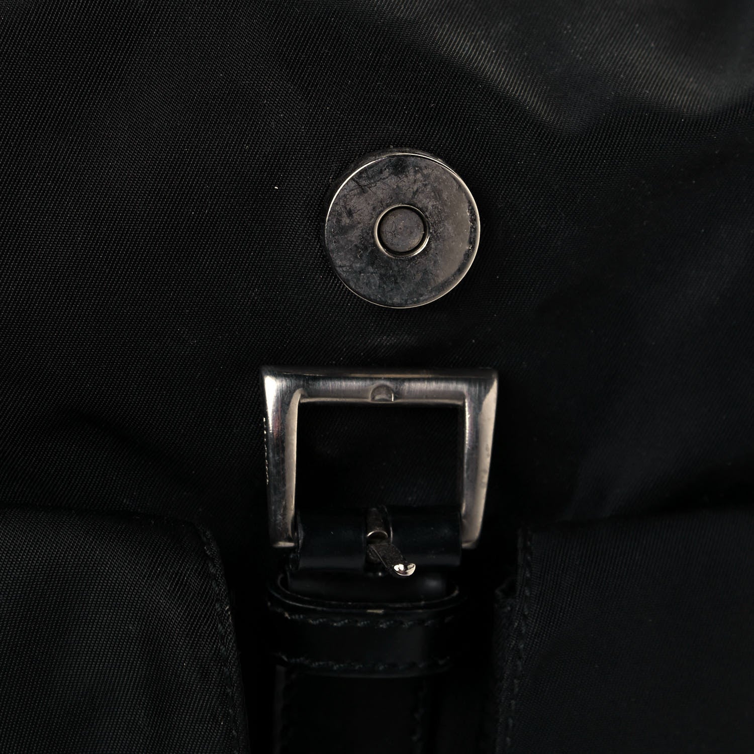 Prada Nylon Vela Medium Backpack Black 10 of 17