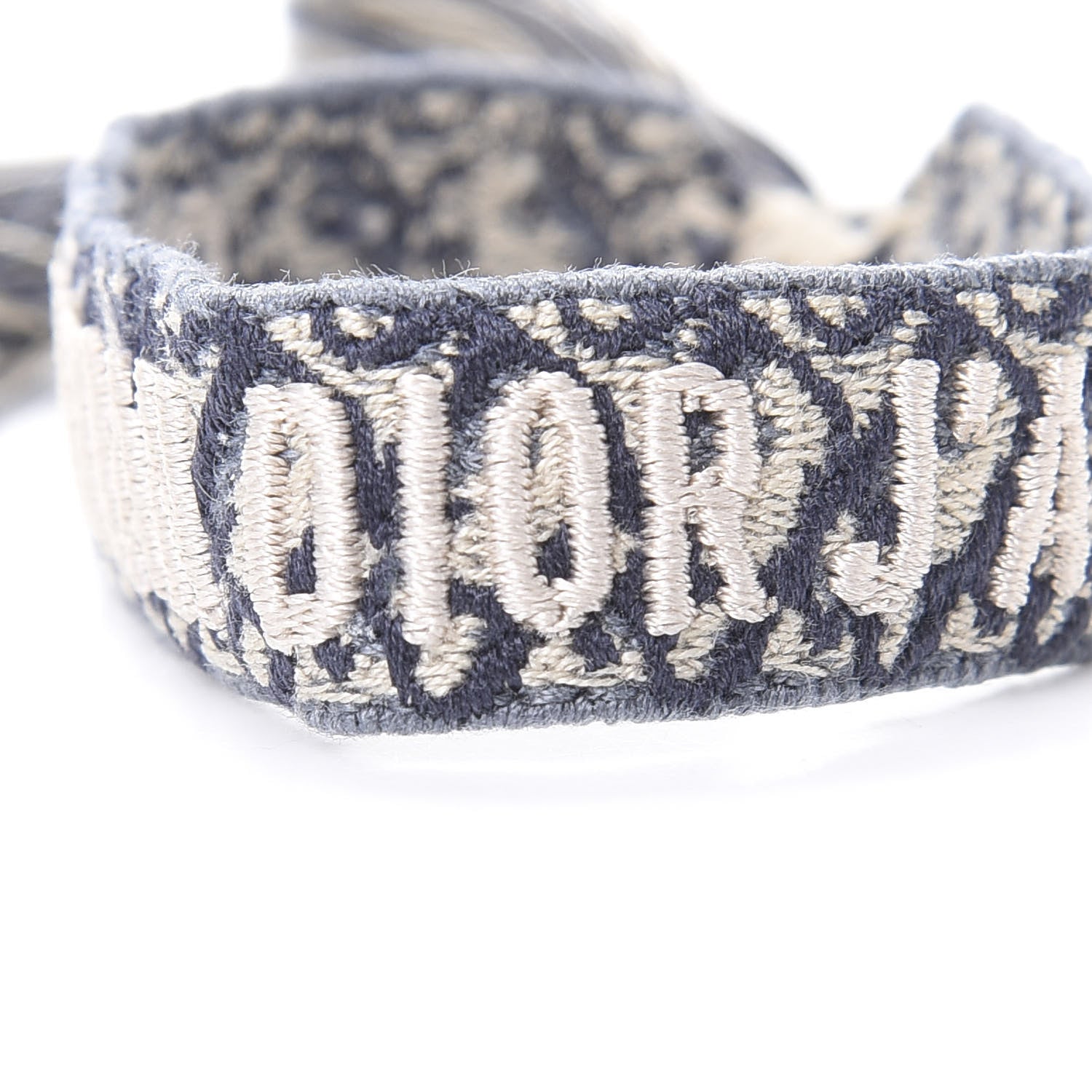 Christian Dior Woven Cotton J'Adior Friendship Bracelet Blue 5 of 5