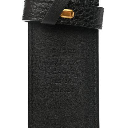 Gucci Dollar Calfskin Interlocking G Belt 85 34 Black 3 of 5