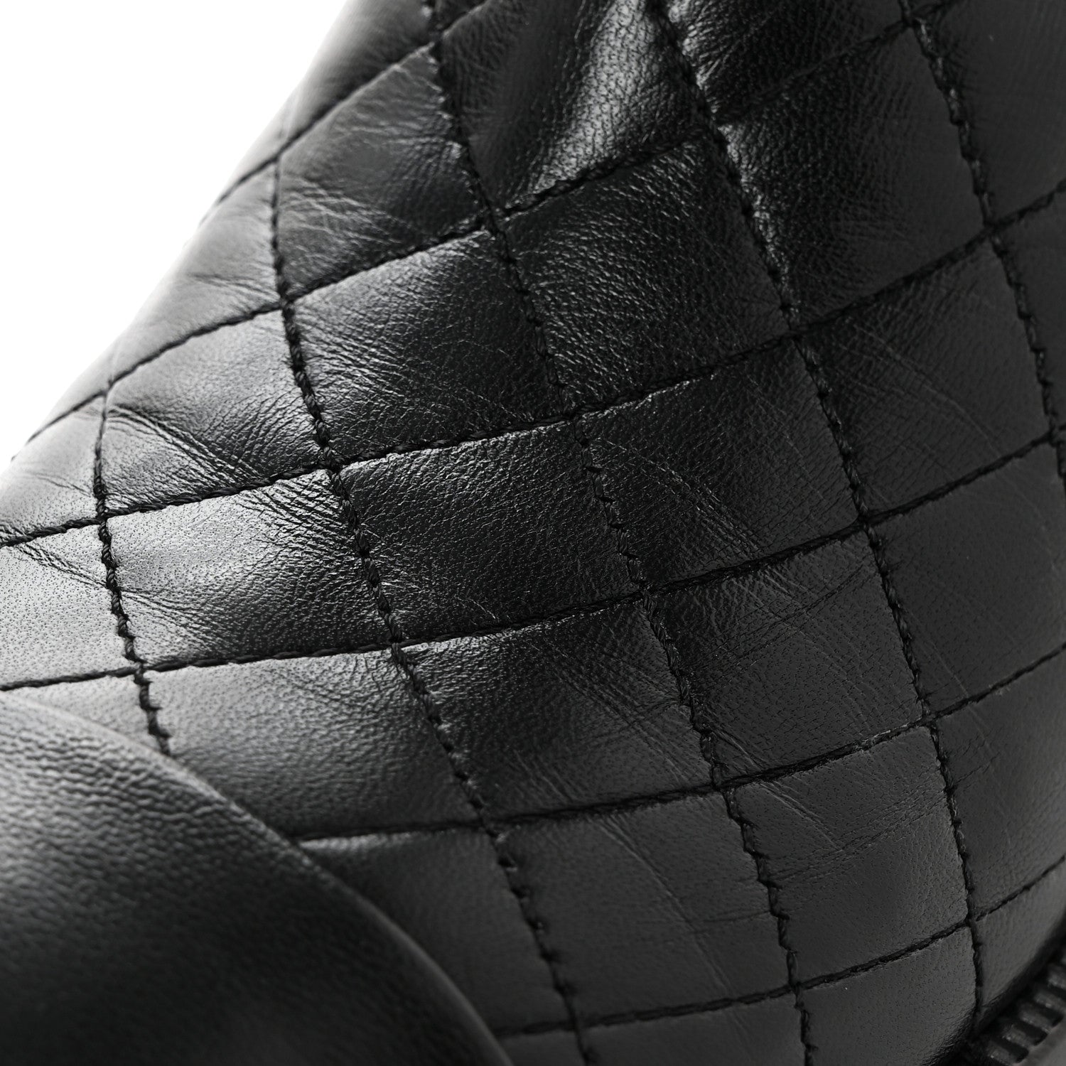 Chanel Lambskin Quilted Cap Toe CC Turnlock Booties 40 Black 9 of 9