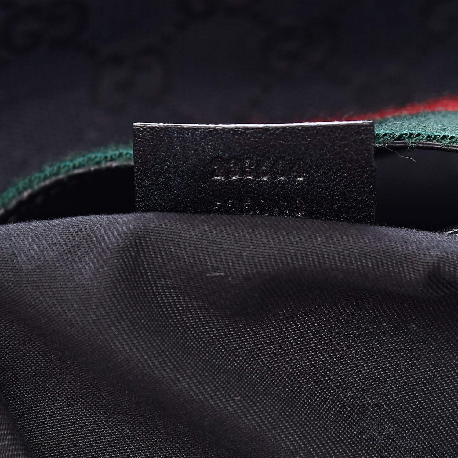 Gucci Monogram Large New Ladies Web Hobo Black 7 of 15