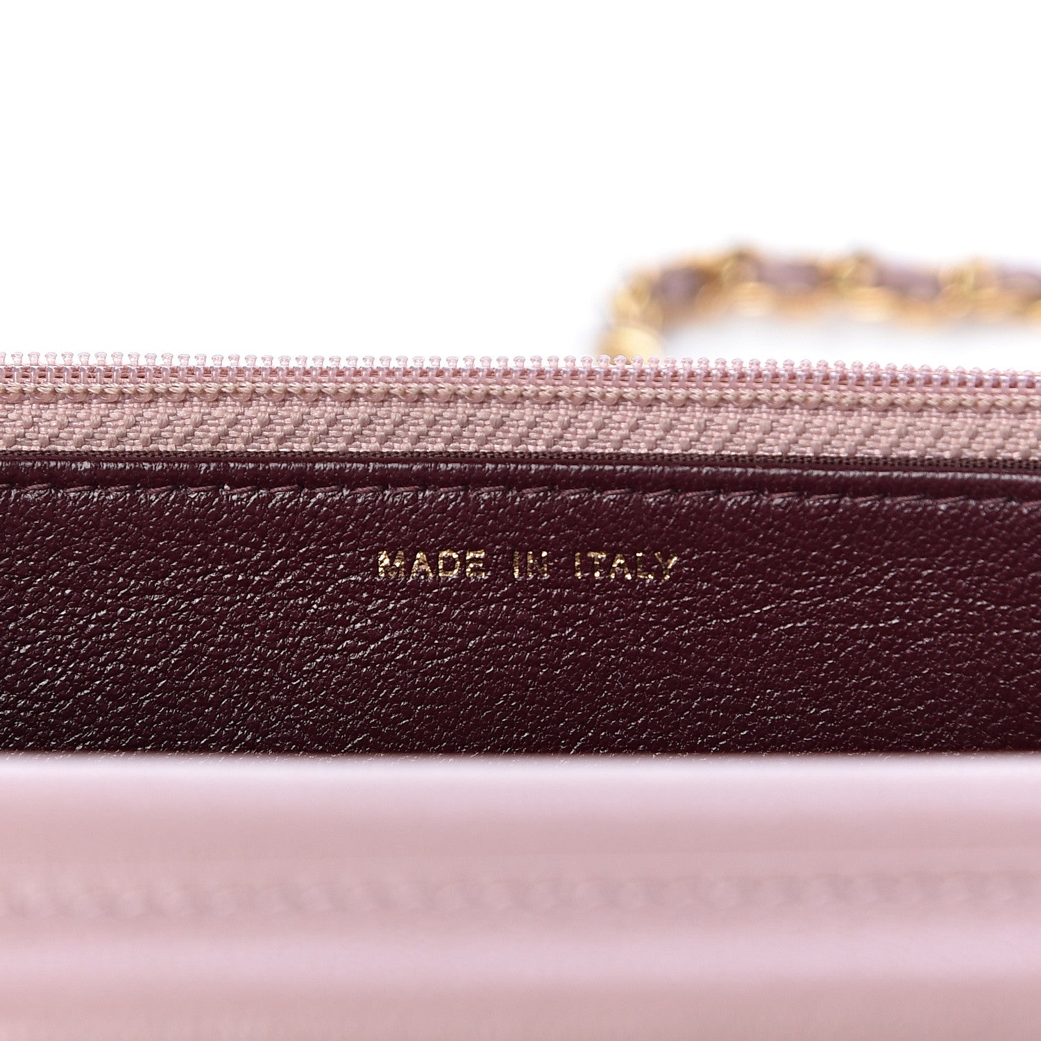 Chanel Sheepskin Quilted Mademoiselle Vintage Wallet On Chain WOC Pink 7 of 12