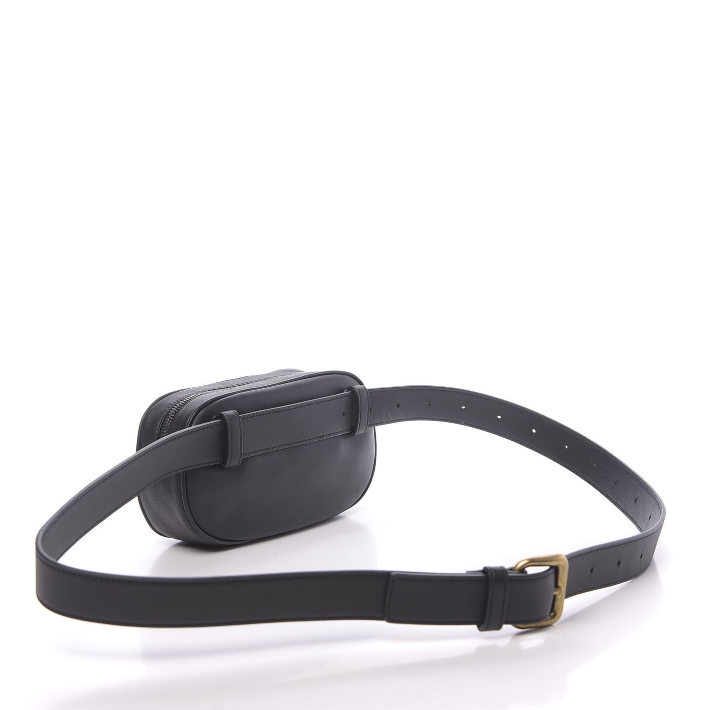 Nappa Intrecciato Belt Bag Black