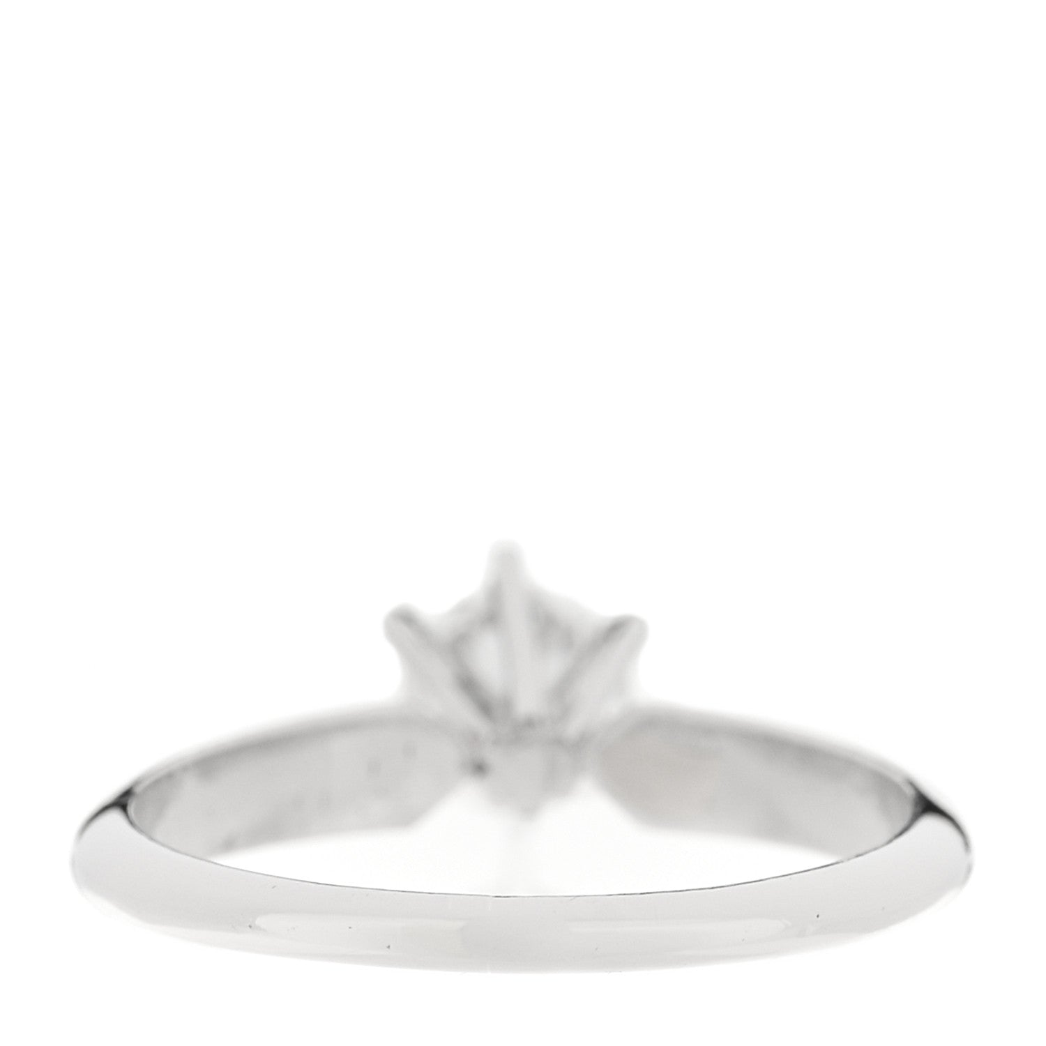Tiffany Platinum Diamond .50ct Solitaire Engagement Ring 50 5.5 4 of 4